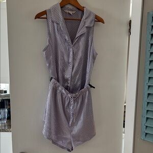 Victoria’s Secret Satin Polka Dot 2 Piece Romper